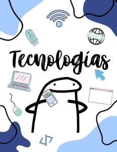 page-de-garde-technologie-imprimer-pour-cahiers