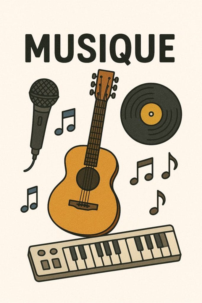 Idees Page De Garde Musique Exemple de page de garde Musique pour élèves à imprimer