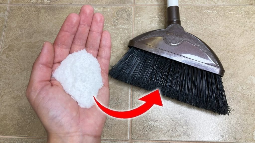 nettoyage spirituel au sel et au balai