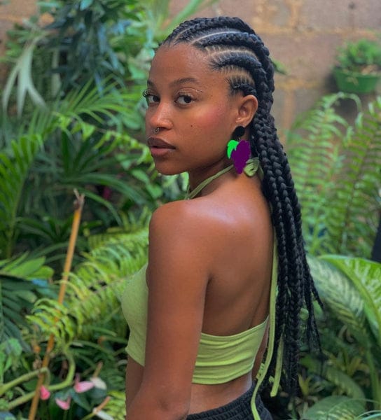coiffures tressées en cornrows