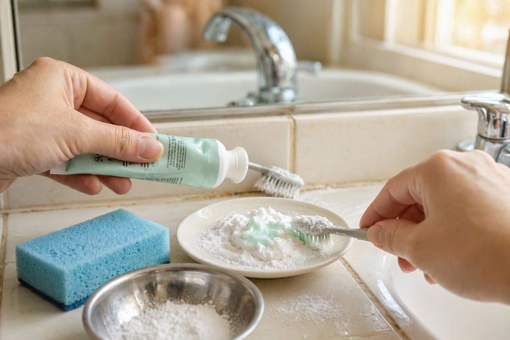 Bicarbonate et dentifrice