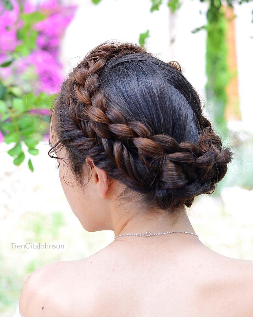 Tresse de laitière ronde 3D