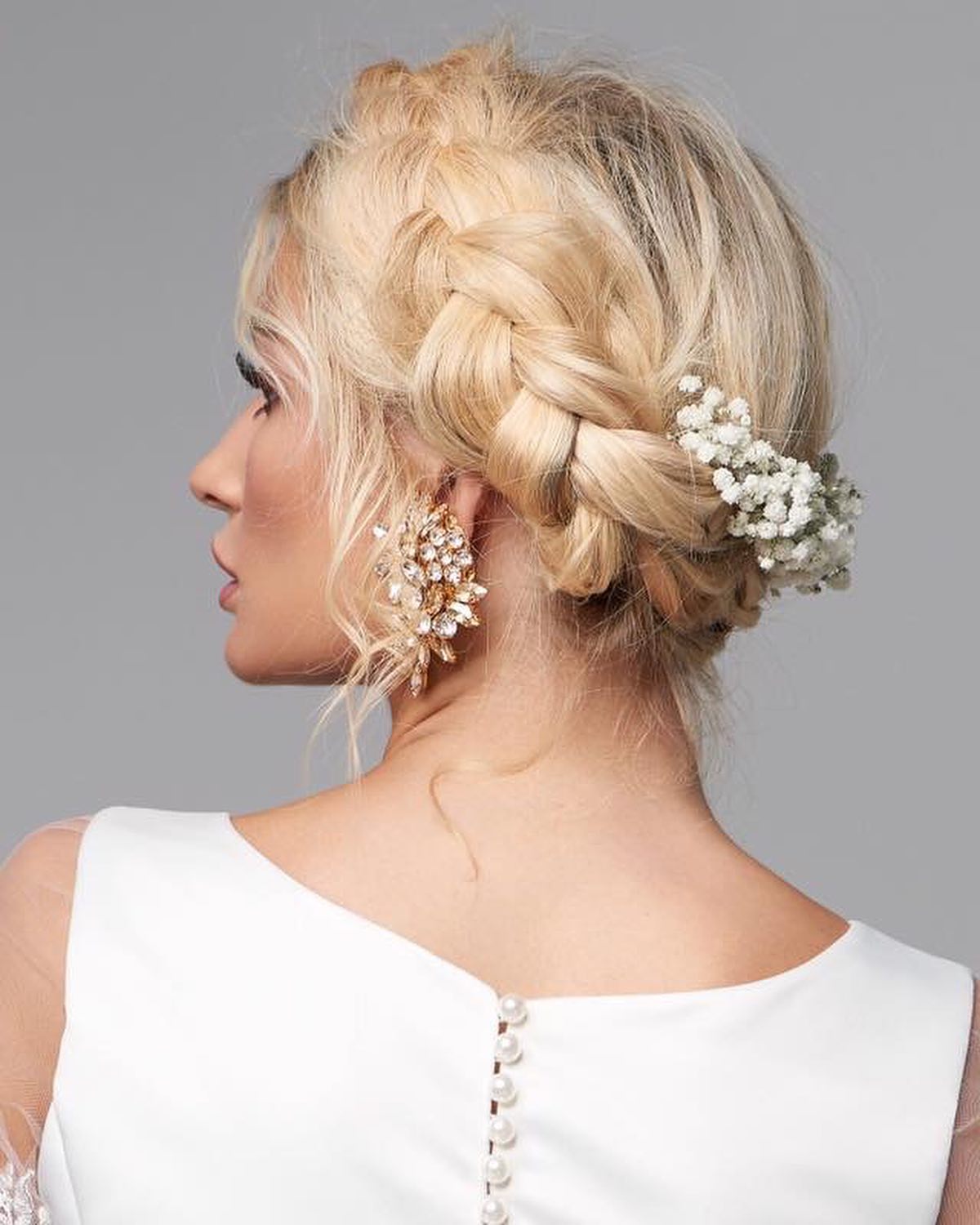 Tresses de laitière blonde