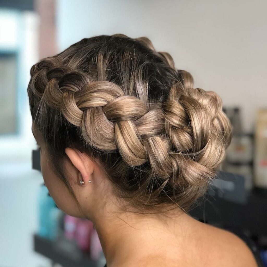 Tresses épaisses de laitière