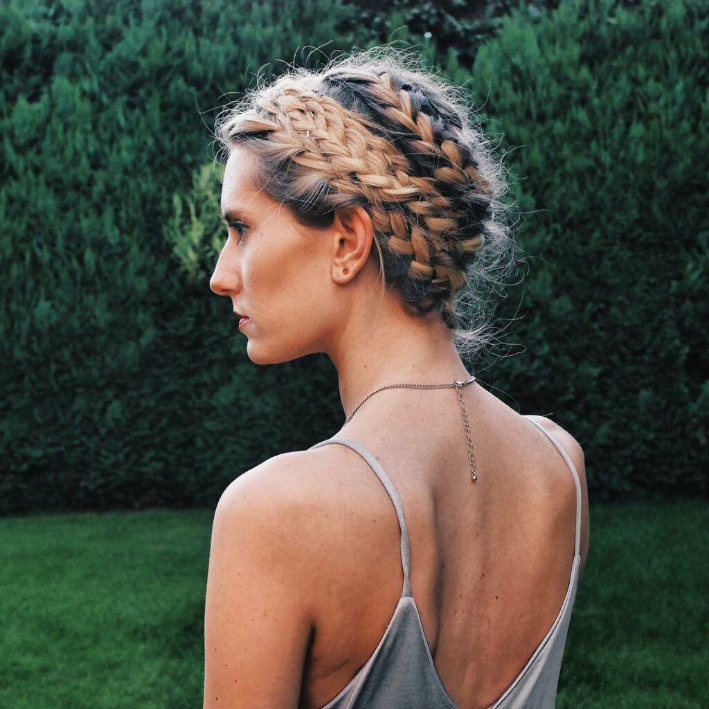 Tresses au halo de laitière