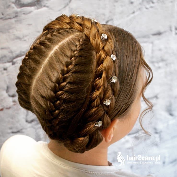 Tresses de laitière cloutées