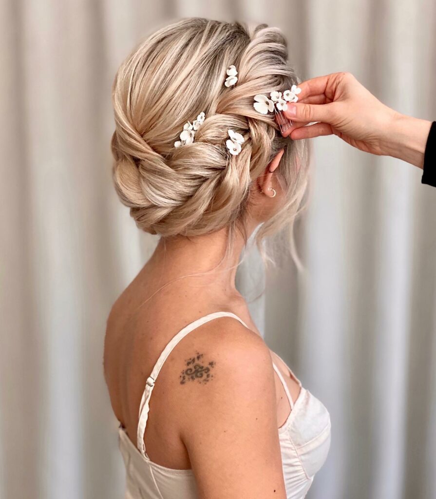 Tresses de laitière au halo lâche
