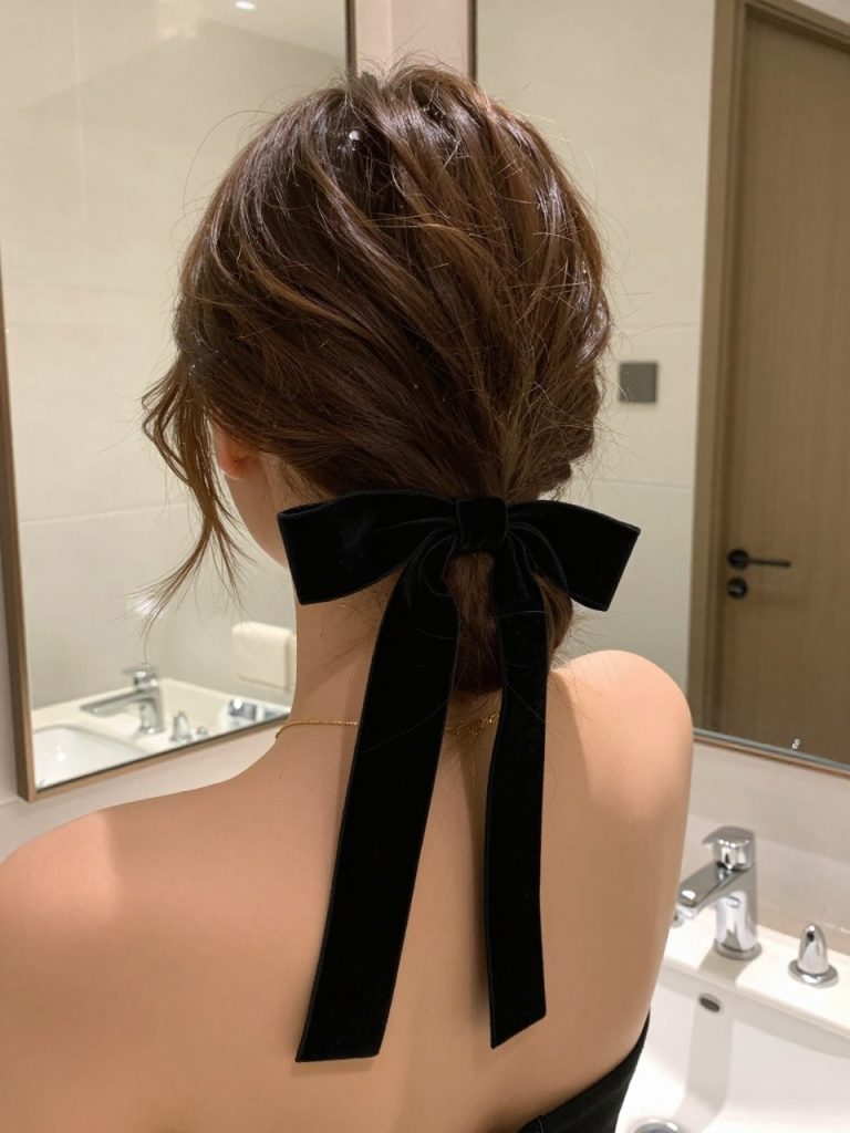 coiffures chics pour cheveux longs et raides