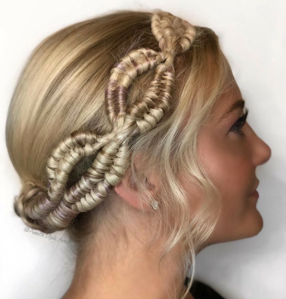 Tresse de laitière au halo infini