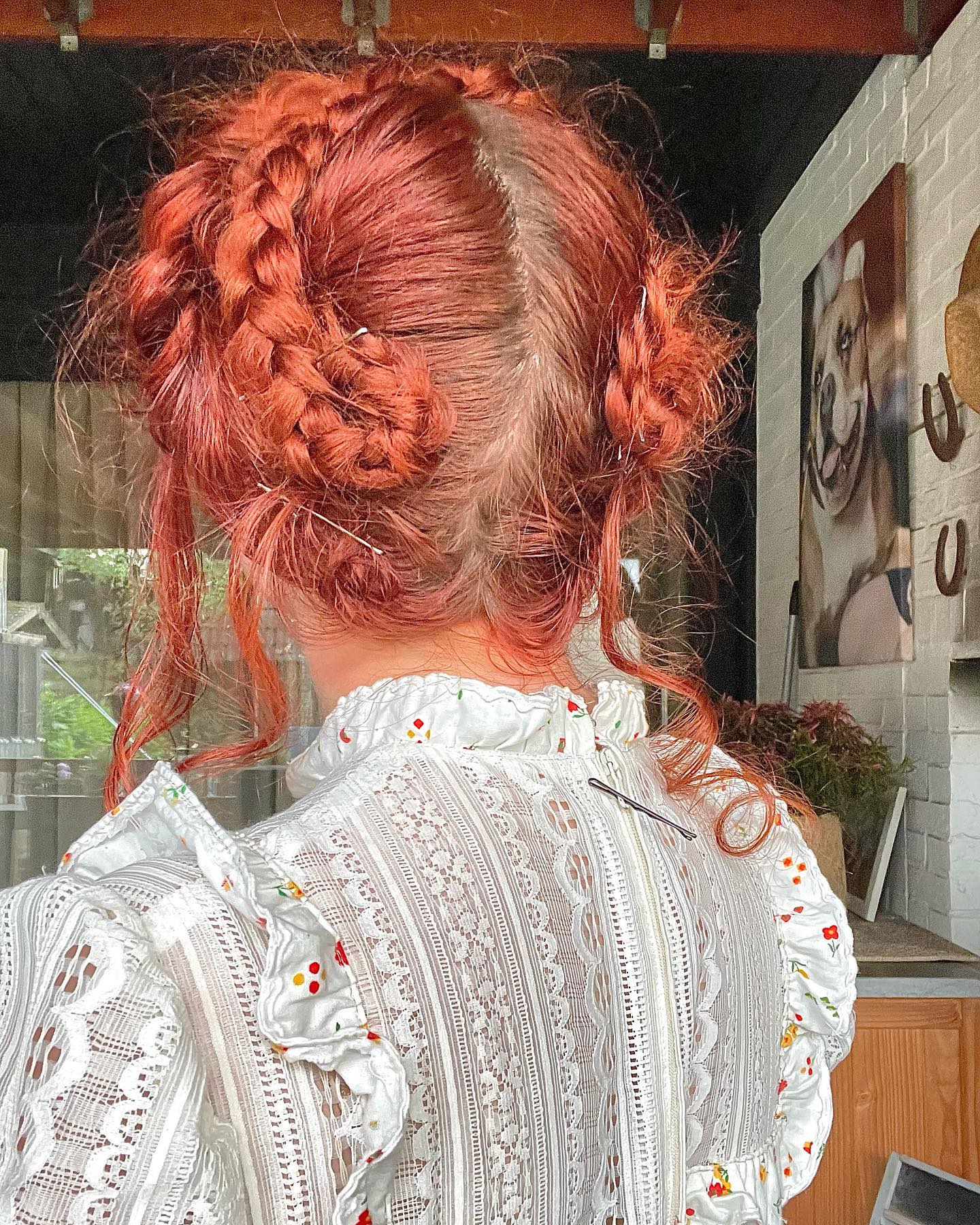 tresse élégante de laitière